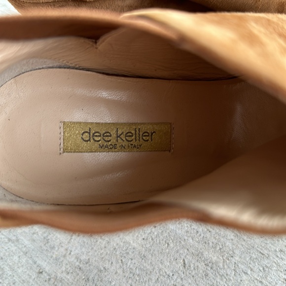 Dee Keller brown suede open toe platform bootie size 8 - Picture 5 of 5